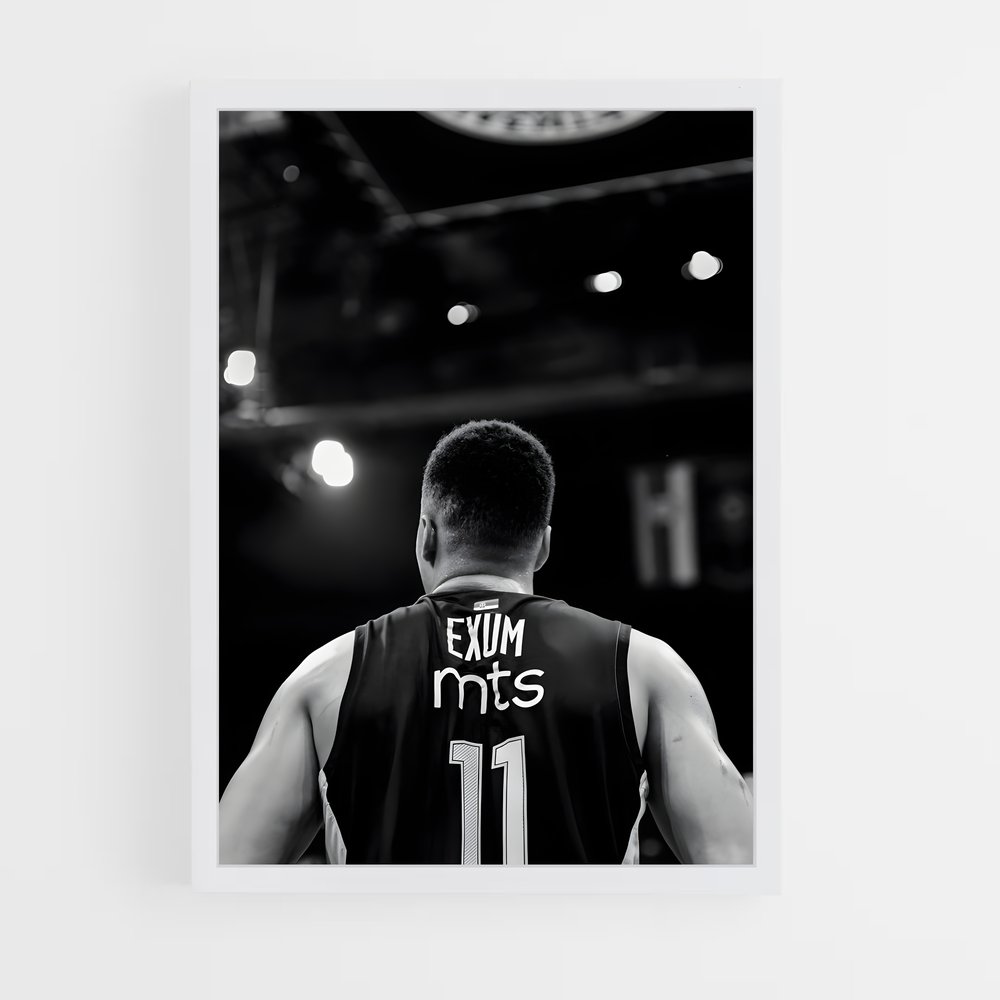 Poster Dante exum – affiche Basketball (vue 3)